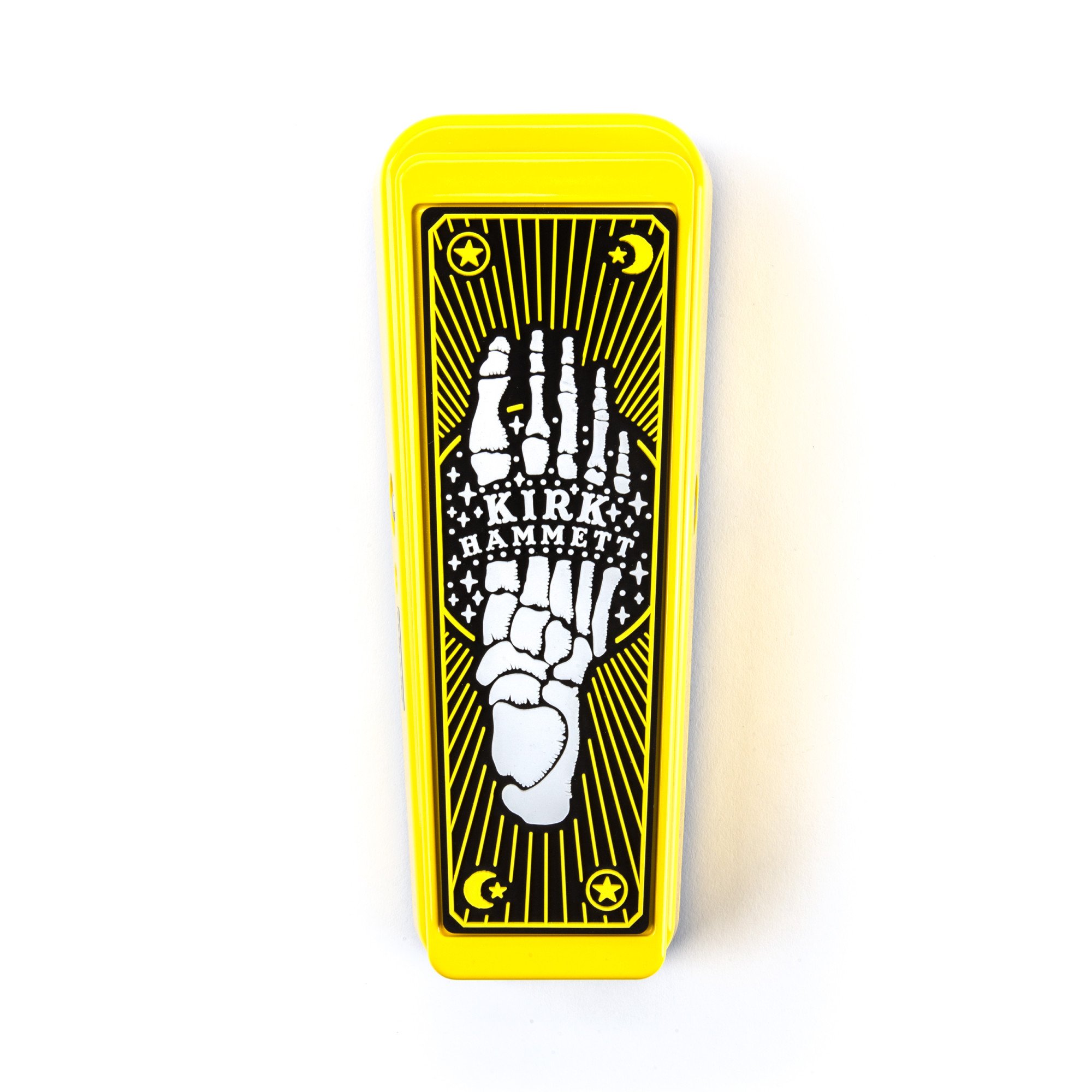 Dunlop Cry Baby KH95Y Kirk Hammett Cry Baby Wah Yellow Sparkle Edition